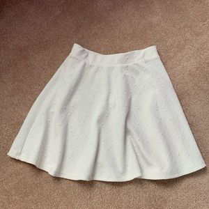 White Skater Skirt